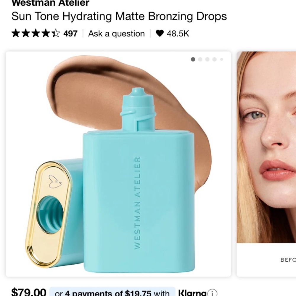 Westman Atelier Sun Tone Bronzing Drops - Parfait 1 (BNIB)
